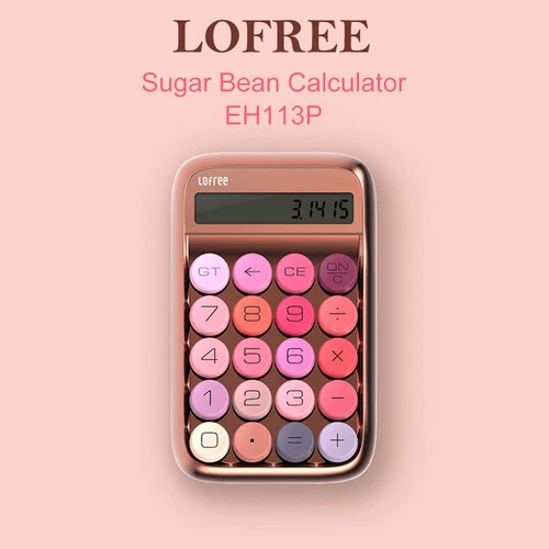 LOFREE Mechanical Calculator Digital LCD Scientific Multi-function EH133P - Picture 2 of 6