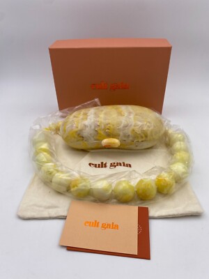 Cult Gaia Tallulah Acrylic Crossbody Bag in Yellow Quartz - Brand New!