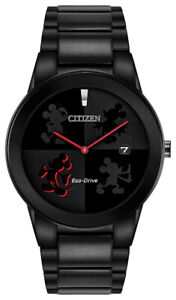 Citizen Eco-Drive Disney Mickey Mouse Silhouette Men's 40mm Watch AU1069-57W - Click1Get2 Coupon