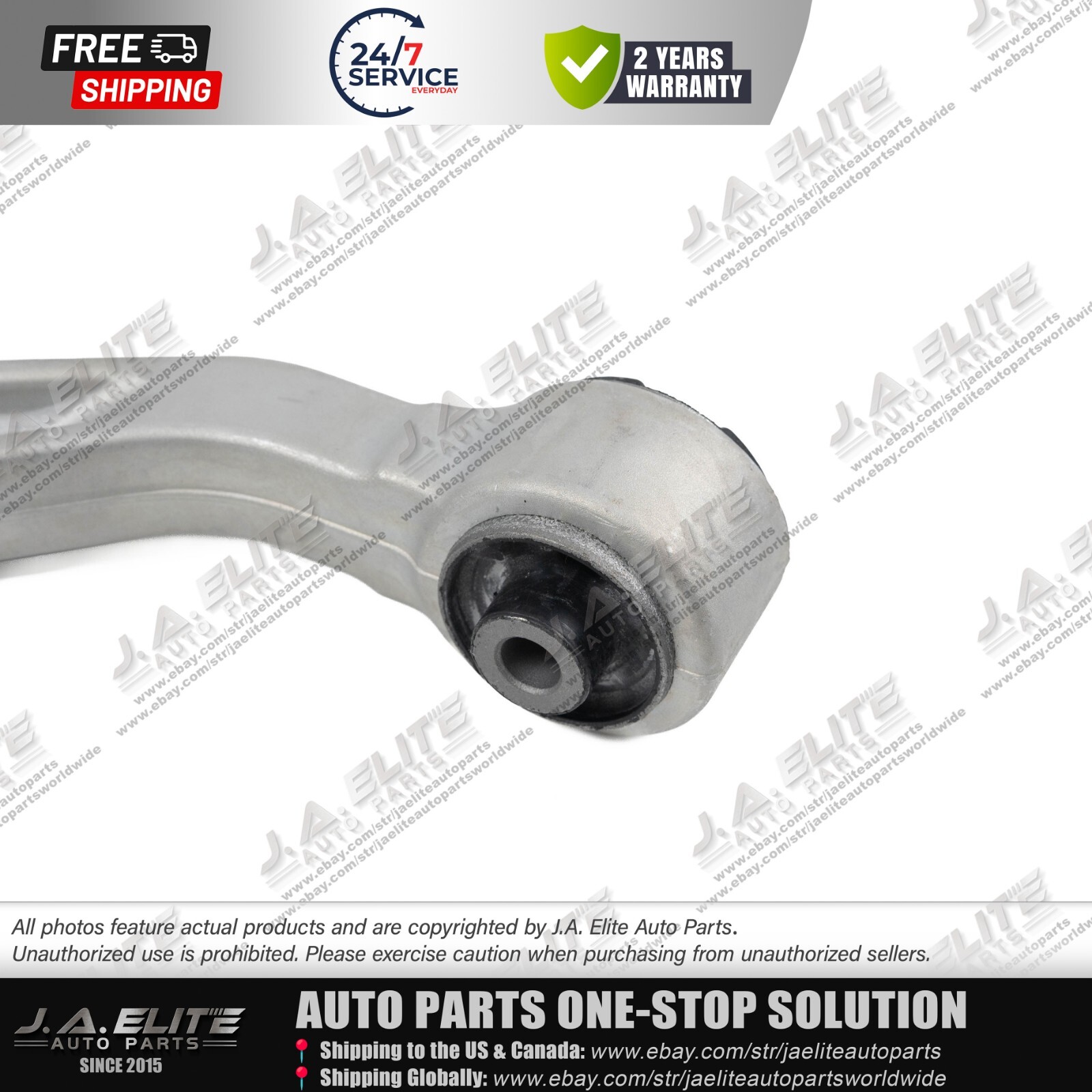 2pcs Front Left Upper & Lower Control Arm fit Maserati Levante (2017+)