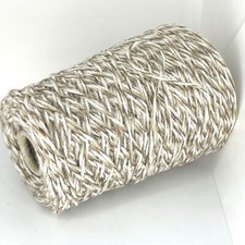 Beige Multicolor VIRGIN WOOL BLEND Yarn on Cone for Crafts USA TARIFF FREE