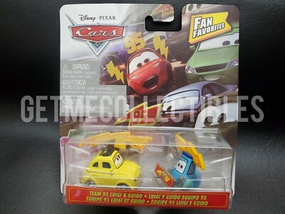 DISNEY PIXAR CARS FAN FAVORITES TEAM 95 LUIGI & GUIDO 2020 SAVE 6