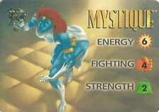 Marvel OVERPOWER Mystique Original OP 3-stat hero - Rare