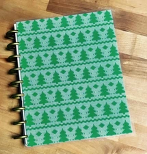 Ugly Christmas Sweater Holiday Front/Back Cover Set 4 use w HAPPY Planner