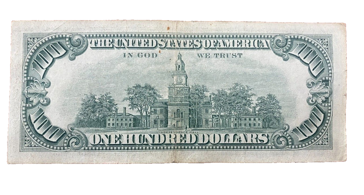 1966 $100 United States Note Red Seal hundred dollar bill | eBay