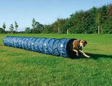 Dog Agility Tunnel 16.5' Portable Dog Training Tunnel Obedience Exercise Equi...