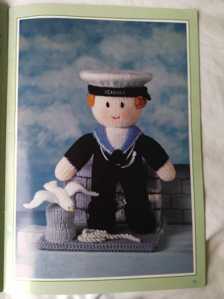 MASCOT DOLLS with Display Stands - JEAN GREENHOWE Knitting Pattern Book - Image 4 of 4