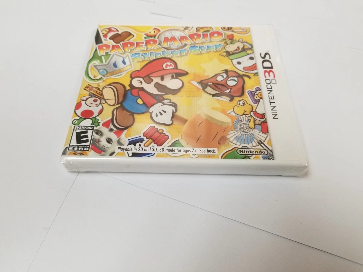 Paper Mario Sticker Star Nintendo 3DS new 885358777565 eBay