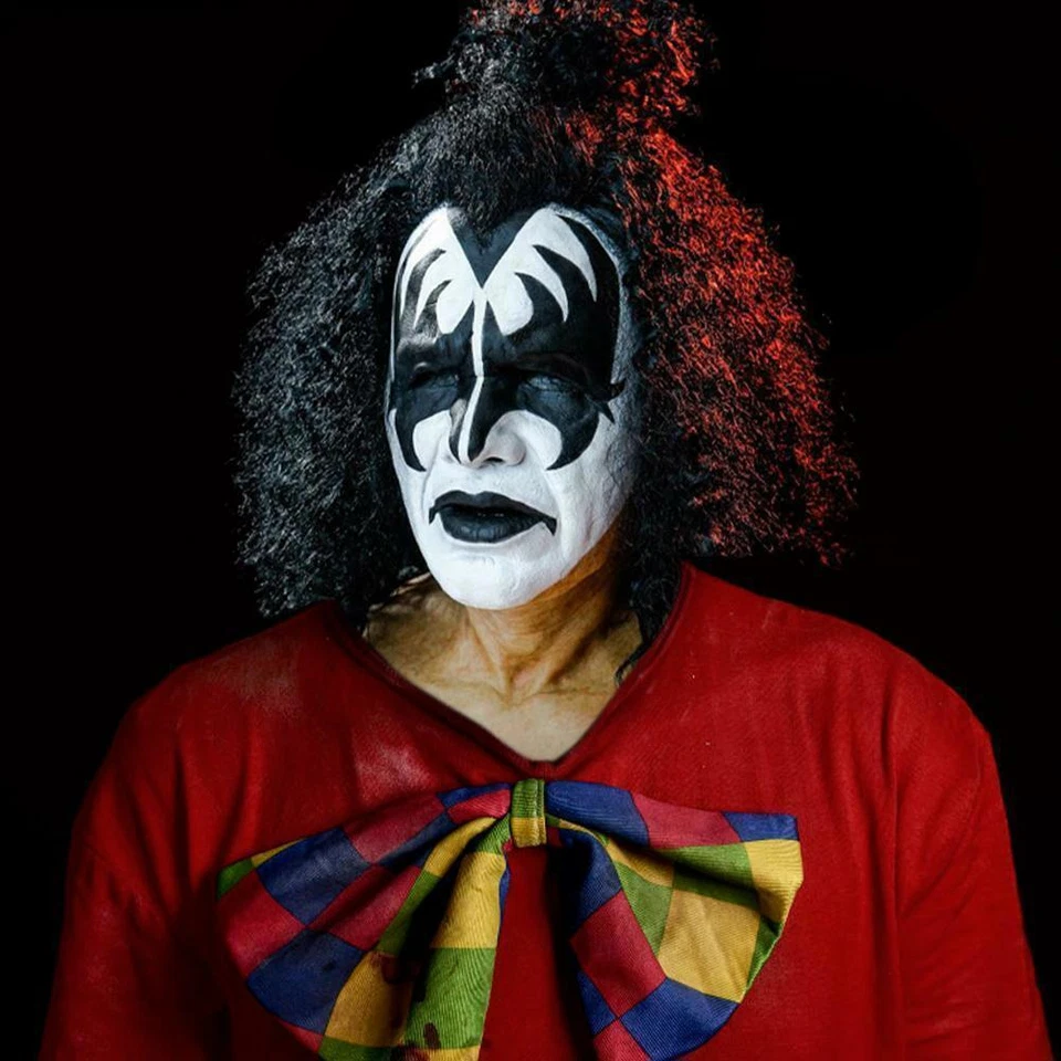 Kiss Band Gene Simmons Maske Cosplay Latex Maske Halloween Rock Party Kostüm - Bild 4 von 4