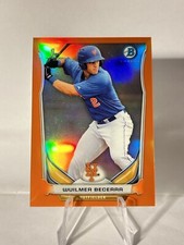 WUILMER BECERRA 2014 BOWMAN CHROME #BCP96 ROOKIE ORANGE REFRACTOR #/25