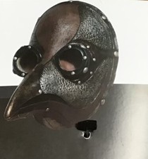 NEW Plague Doctor Bird Mask Long Nose Beak Steampunk Pleather Costume Prop
