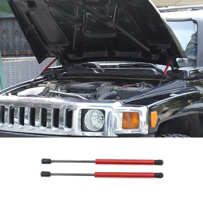 Red Front Hood Engine box Hydraulic Support Lift Rod For Hummer H3