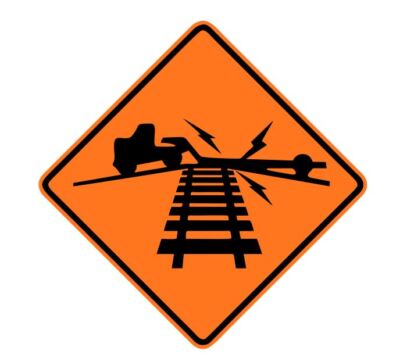 Low Ground Clearance Railroad Railway Train Sticker Decal R7307