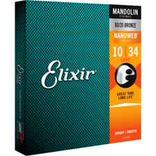 Elixir Strings for MANDOLIN Nanoweb Light 10-...