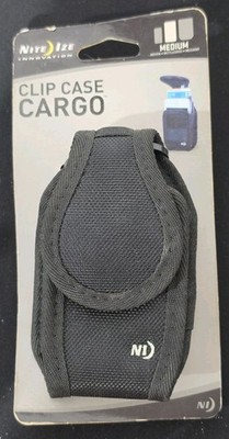 Nite Ize Clip Case Cargo Medium Black Tool Pouch w/ Rotating Clip CCCM-03-01 G2