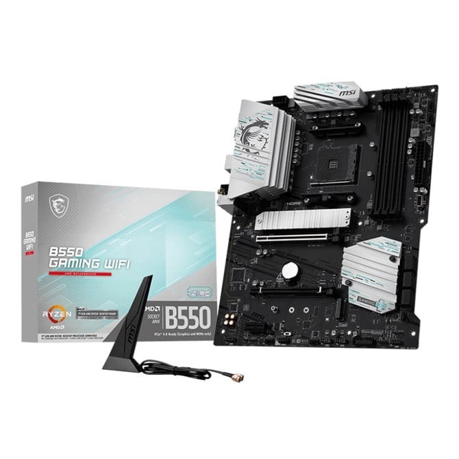 MSI B550 GAMING WIFI Motherboard AMD B550 Socket AM4 ATX