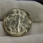 1947 D US Walking Liberty Half 50c Unc