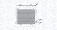 Kondensator Klimaanlage Magneti Marelli 350203889000 FüR Mercedes Klasse W210
