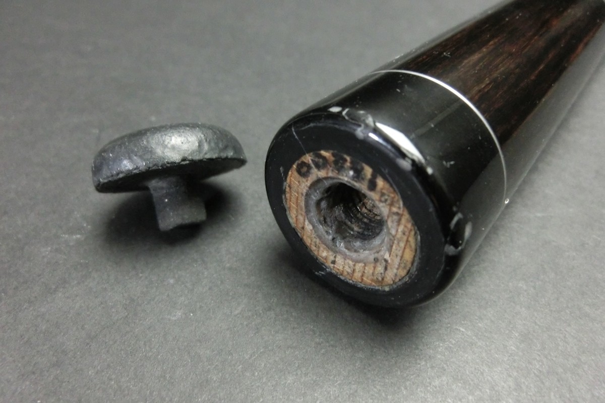 Lambros Custom Pool Cue 4 Point 2 Shafts Ultra-1 10 Pin Joint 19.1