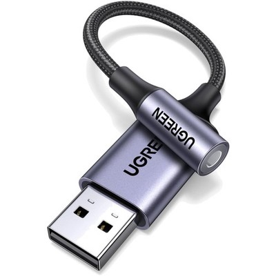 USB Soundkarte Adapter Klinke PC PlayStation Switch Mikrofon Stereo 3,5mm Audio