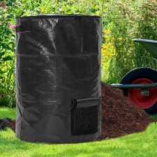 Large Compost Bin Bags,Garden Compost Bin Bags 80 Gallon(300L) Outdoor Collapsib