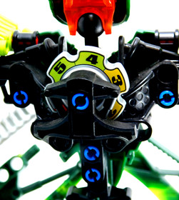 LEGO 2009 Bionicle Gresh Glatorian Figure (55 Pieces) - Set 8980