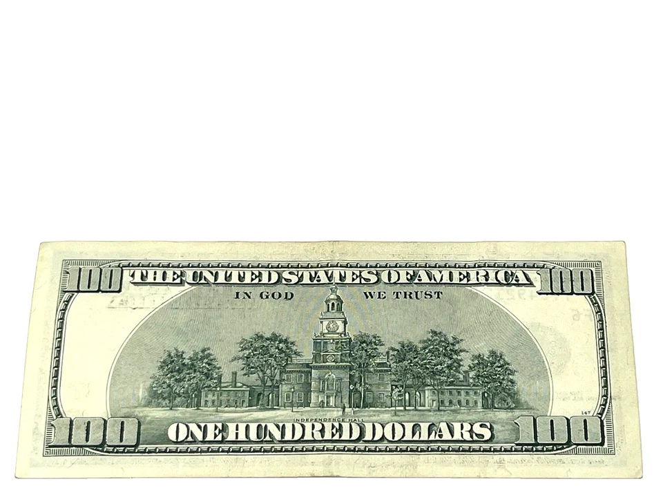 U.S. 1996 $100 FEDERAL RESERVE NOTE, CRISP, S/N AF 77849217 B (#482) - Image 2 of 2