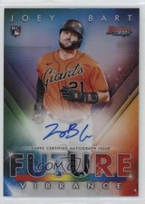 2021 Bowman's Best Bowman Future Vibrance 41/150 Joey Bart #BFVA-JB Auto 1j8z
