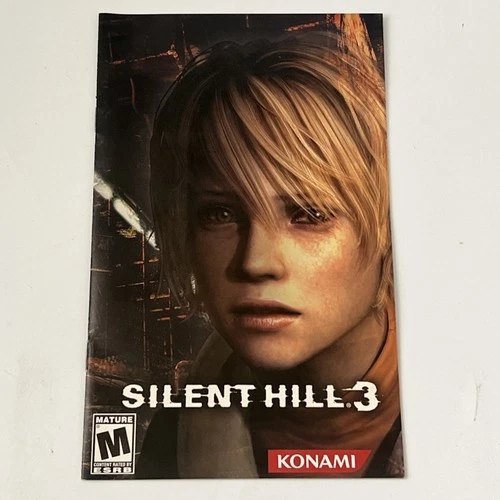 Silent Hill 3 (Sony PS2, 2003) • No Game • Manual Only