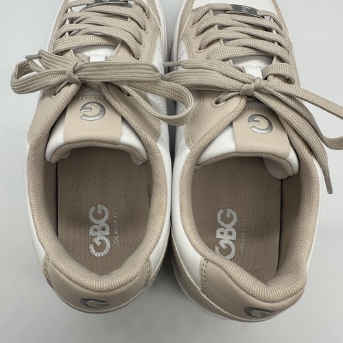 GBG Los Angeles GGHOLDIN-R Schuhe Herren Größe 11 Beige Weiß Niedrig Freizeit - Bild 8 von 11