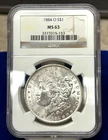 1884-O Morgan Dollar - VAM-44 - MS63 - NGC - Very Lustrous