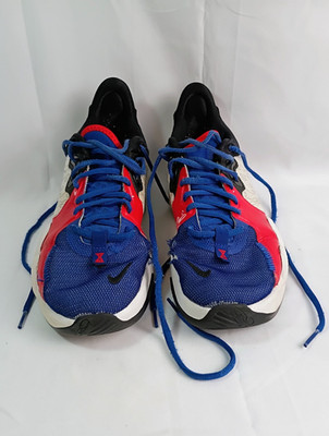 Nike Paul George PG 5 USA Olympic Red White Blue CW3143-101 Mens Sz 8
