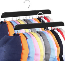 Hat Hangers for Closet, 2 Pack Hat Organizer for Baseball Caps with 14 Hooks ...