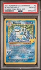 Blastoise Holo 2 PSA 10 Celebrations Classic Collection Pokemon Card Game *1