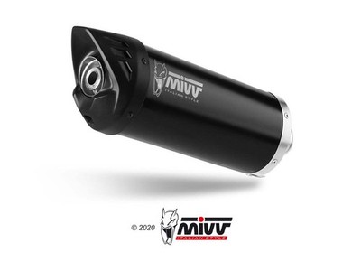 MIVV MOVER SCHALLDÄMPFER AUSPUFF SLIP-ON SCHWARZ APRILIA SR 200 GT 2022-24