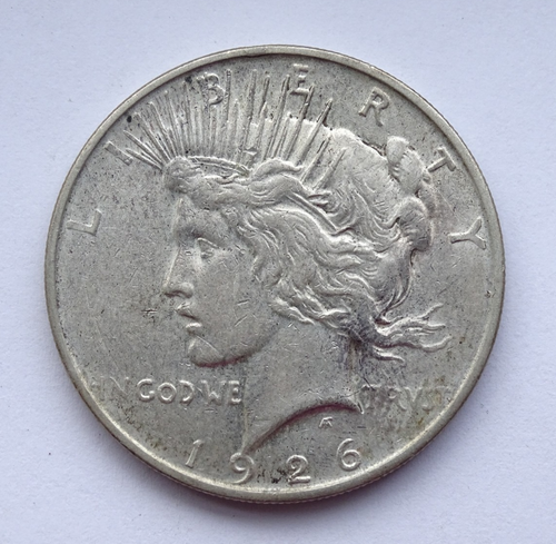 PEACE SILVER DOLLAR 1926-D / FedEx Free Shipping - Picture 5 of 9