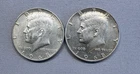 1968 Kennedy Half Dollars - 40% Silver - $1.00 Face Value - (2) Coins Total
