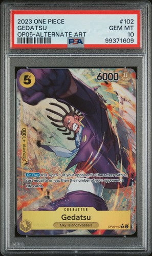 Gedatsu (Alternate Art) graded PSA 10 for sale on eBay
