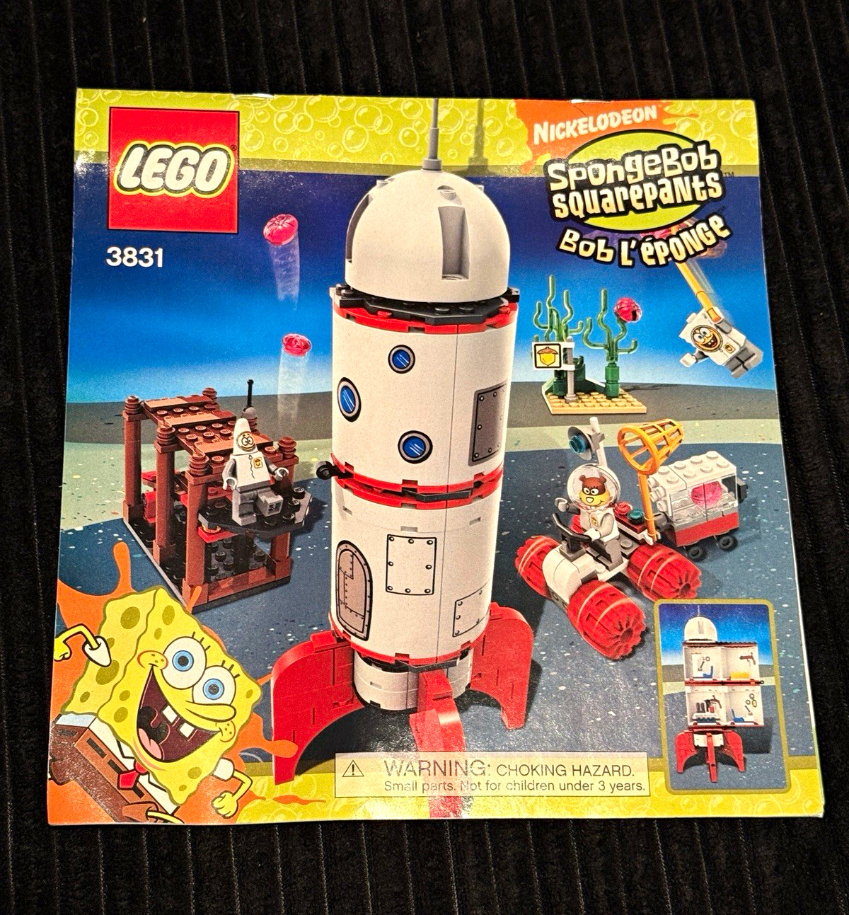 LEGO SpongeBob SquarePants 3831 Rocket Ride Complete Set 279pcs w/Box