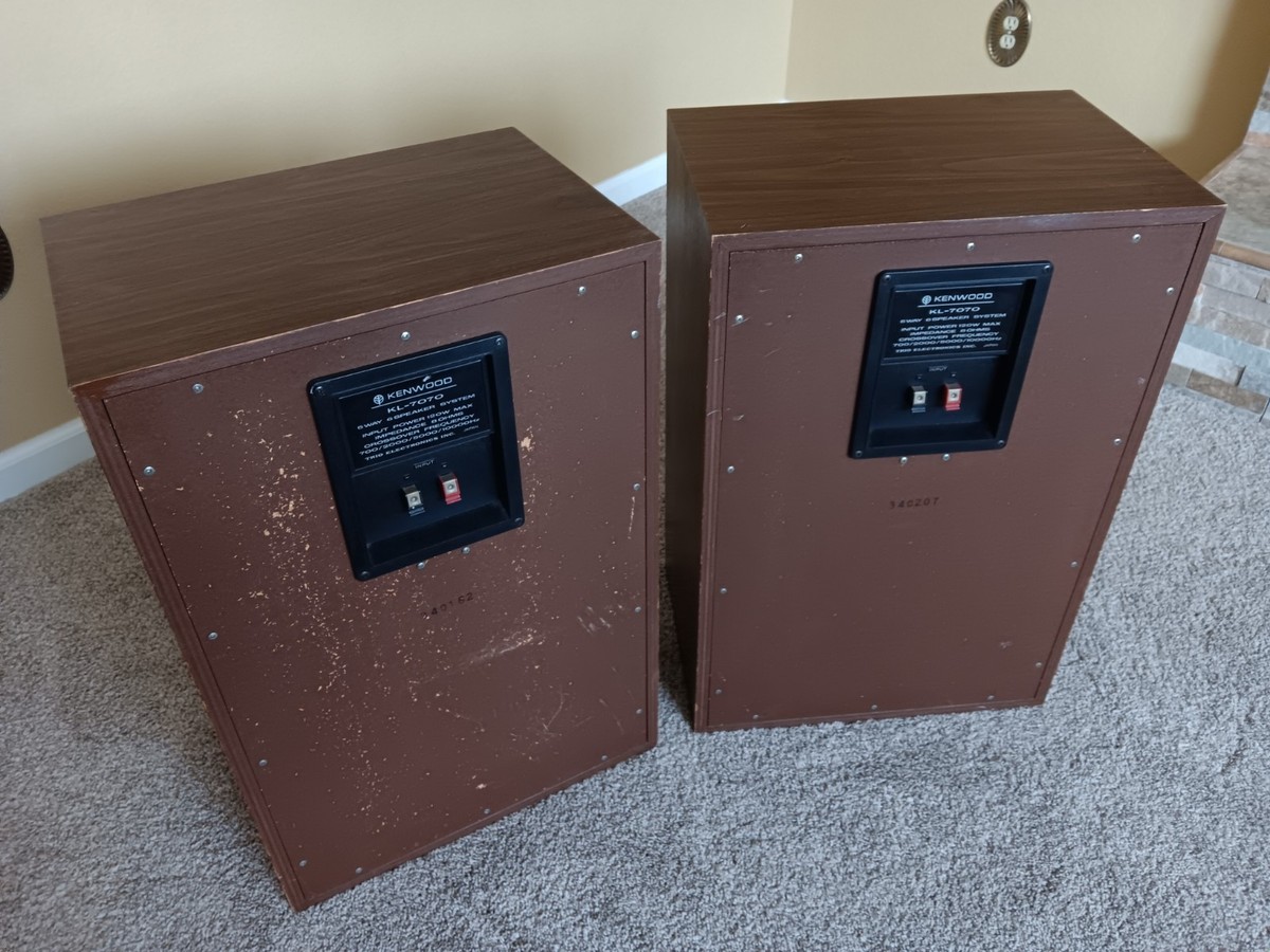 VTG RARE Kenwood KL-7070 Speakers Japan pioneer 777a CS-99A spec