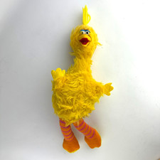 Vintage 1980's Sesame Street Big Bird Plush 17" USA Child Guidance Muppet No 346