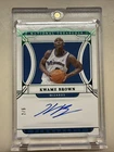 2021-22 Panini National Treasures - Penmanship Autographs Kwame Brown Emerald /5