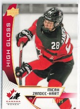 2019 UD Team Canada Women - Micah Zandee-Hart - High Gloss 16/25 #59