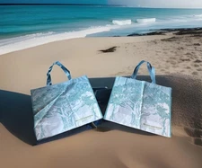 Lot Of 2 Moana Surfrider Waikiki Beach Hawaii Westin Resort Eco Reusable Bag New