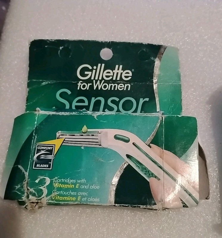 Gillette Sensor Fit W/M Sensor  Sensor Excel Ct 3 Pack Cartridges +1 In Holder