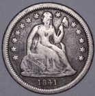 1841 Seated Liberty Dime / Seldom Seen Early Date in Nice Condition