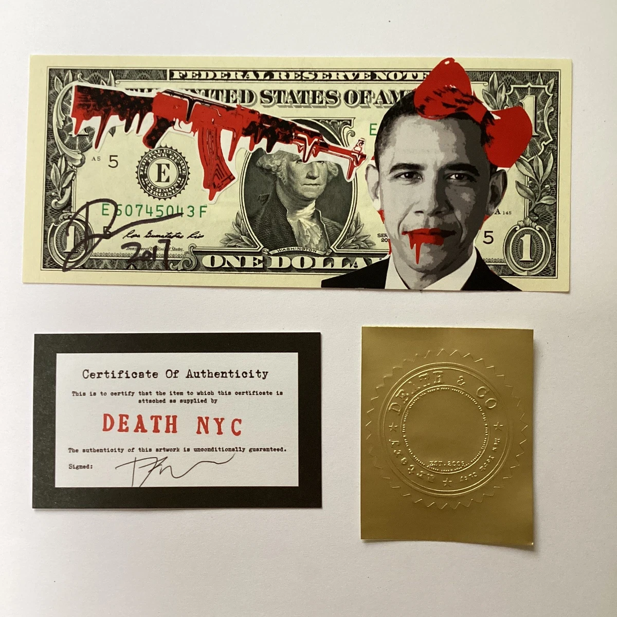 N　death nyc AR89 Death NYC Urban Art Art for sale | eBay UK