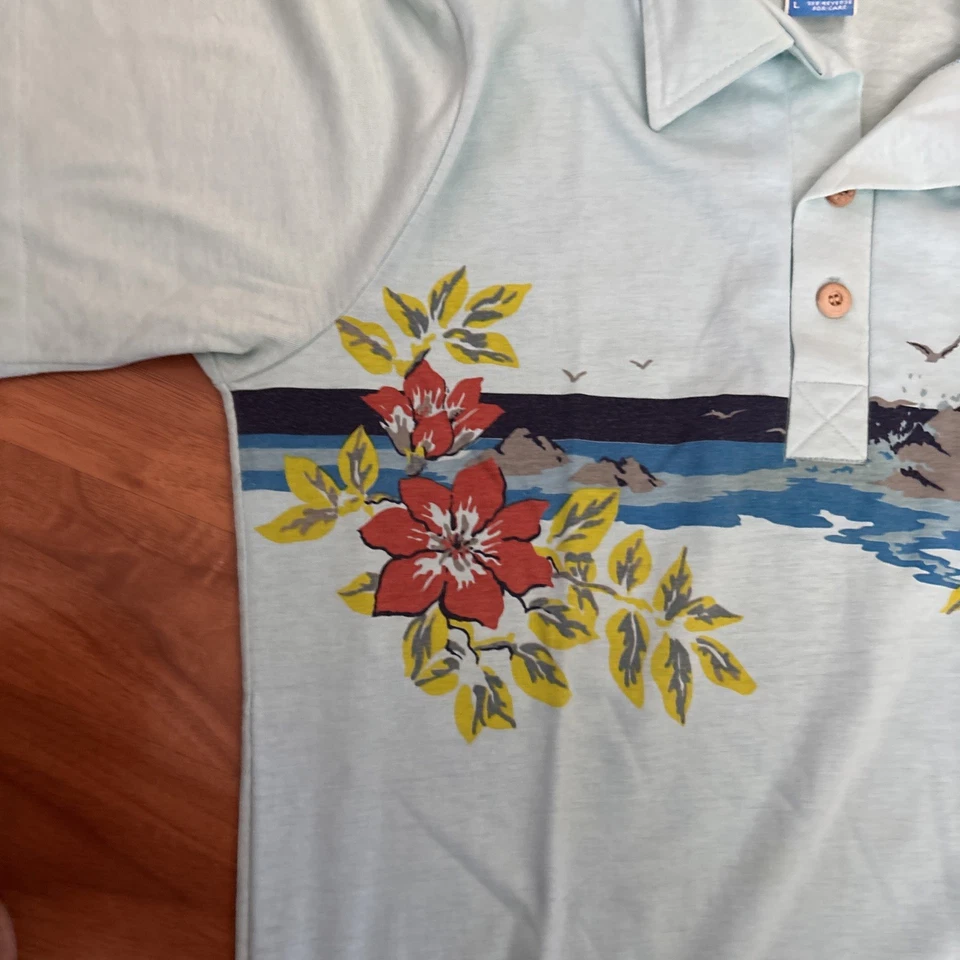 Vintage70s Op Button Shirt - Image 4 of 4