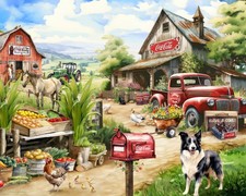 Countryside Market 500 Piece Springbok Jigsaw Puzzle New