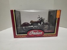 1942 Indian 442 Motorcycle, Tootsie Toys Brand Die-Cast Built Model, SCALE 1/10